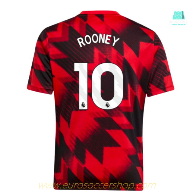 2025-2026 Man Utd Pre-Match Shirt (Red) - Kids (Rooney 10)
