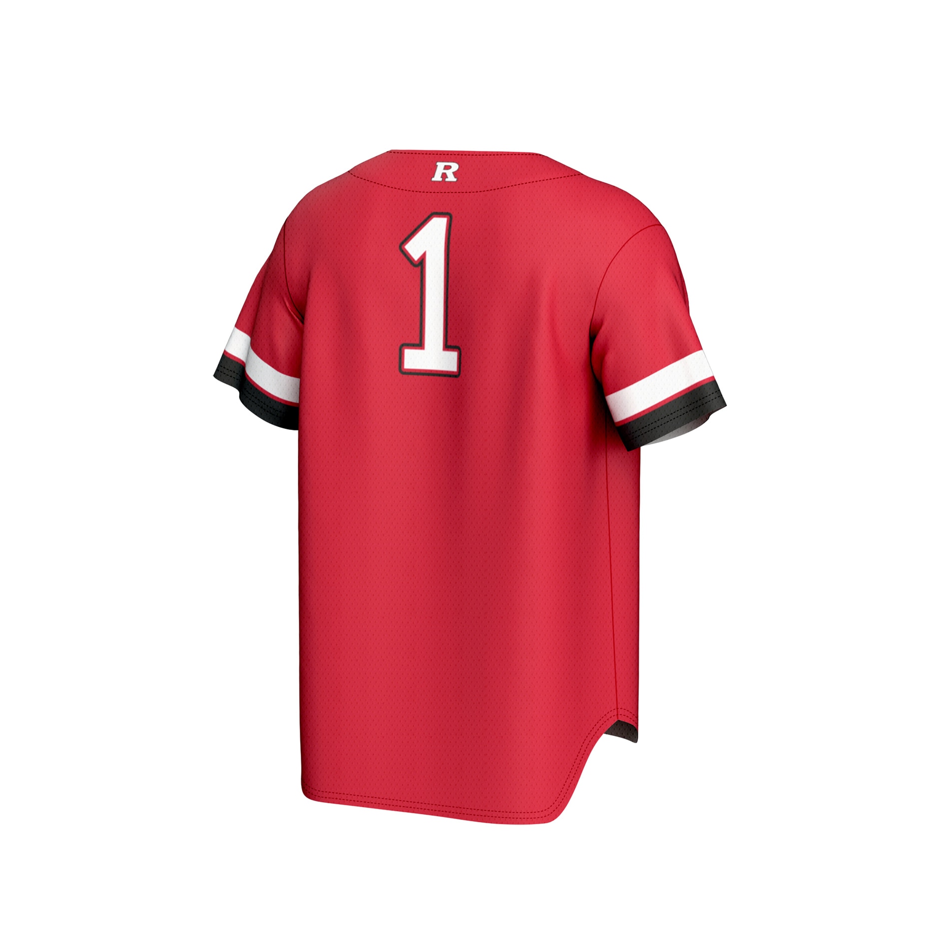 [NJP] Rutgers Scarlet Knights GameDay Greats Unisex Lightweight Collegiate Baseball Fashion Jersey - Scarlet