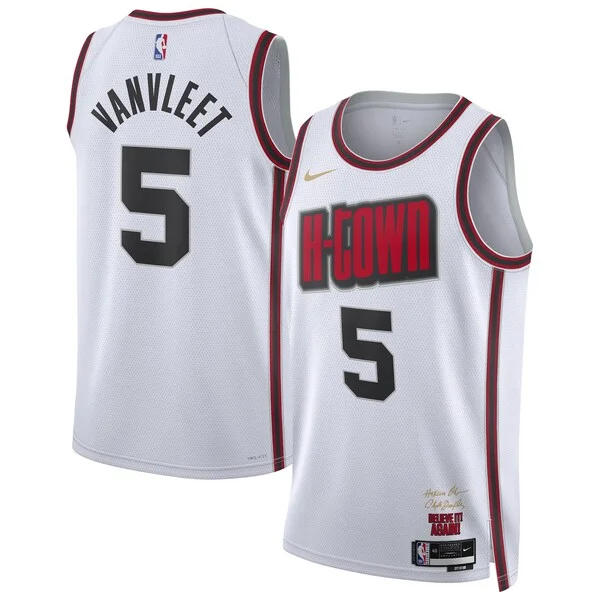 Fred VanVleet HOU Swingman Jersey - trendy Basketball - White
