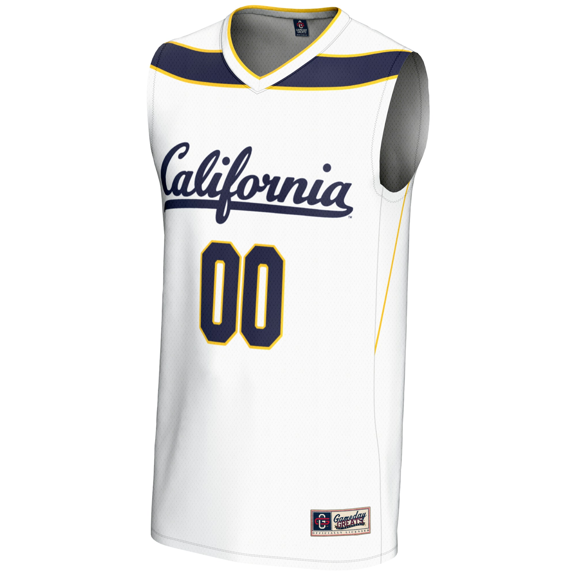 [DDG] Cal Bears GameDay Greats Youth NIL Pick-A-Player Lightweight Women's Basketball Jersey - White