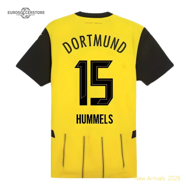 Borussia Dortmund 2024-25 Home Fan Version For Adults (Hummels Match