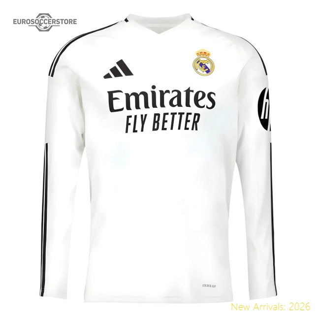 2024-2025 Real Madrid Long Sleeve Main Jersey (modric 10)