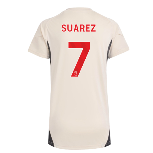 2025-2026 Liverpool Training Jersey (White) - Womens (Suarez 7)