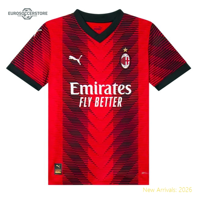 2023-2024 AC Milan Home Shirt (Kids) (Pulisic 11)