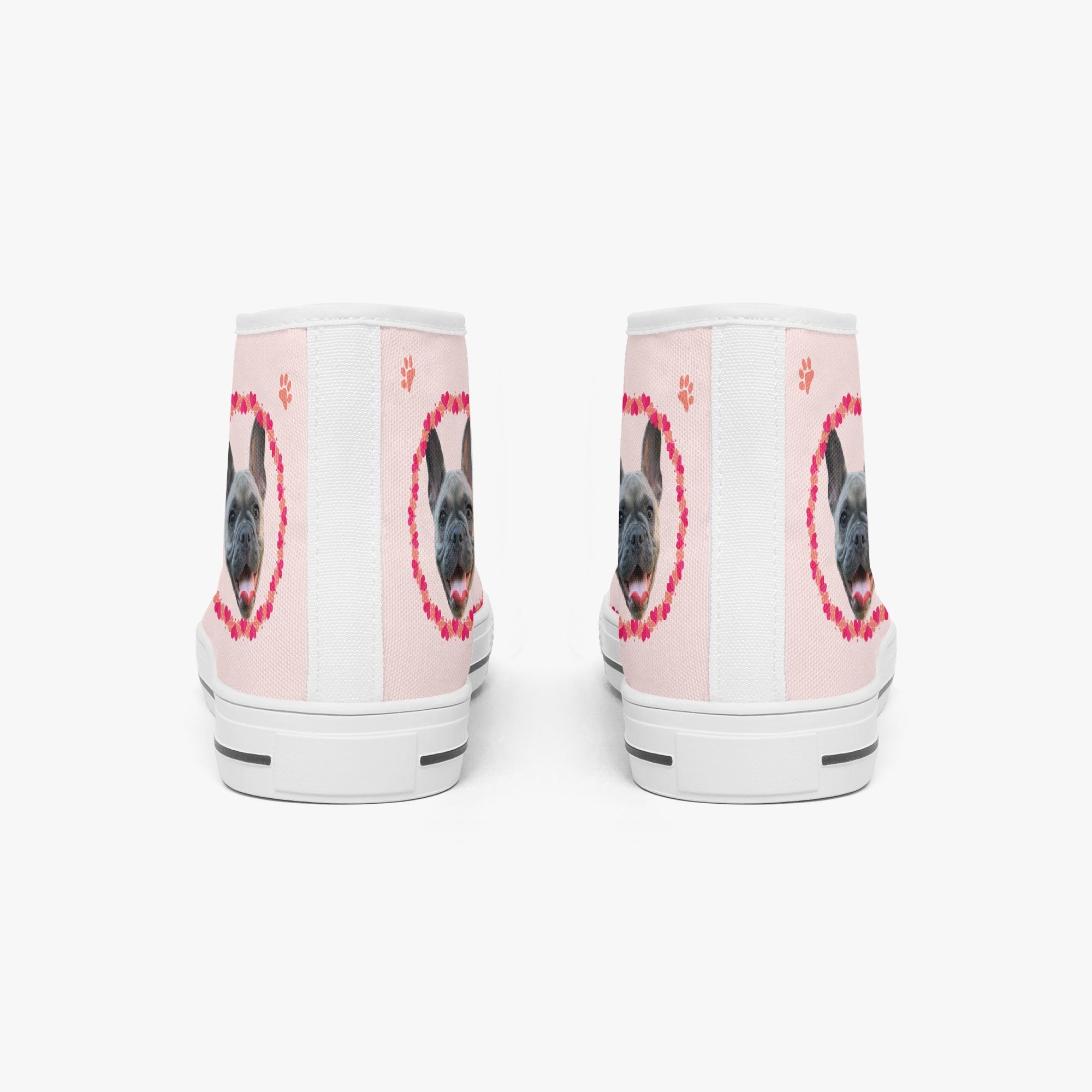 Street-Ready Violet - Personalized Classic High-top Canvas Shoes for ...