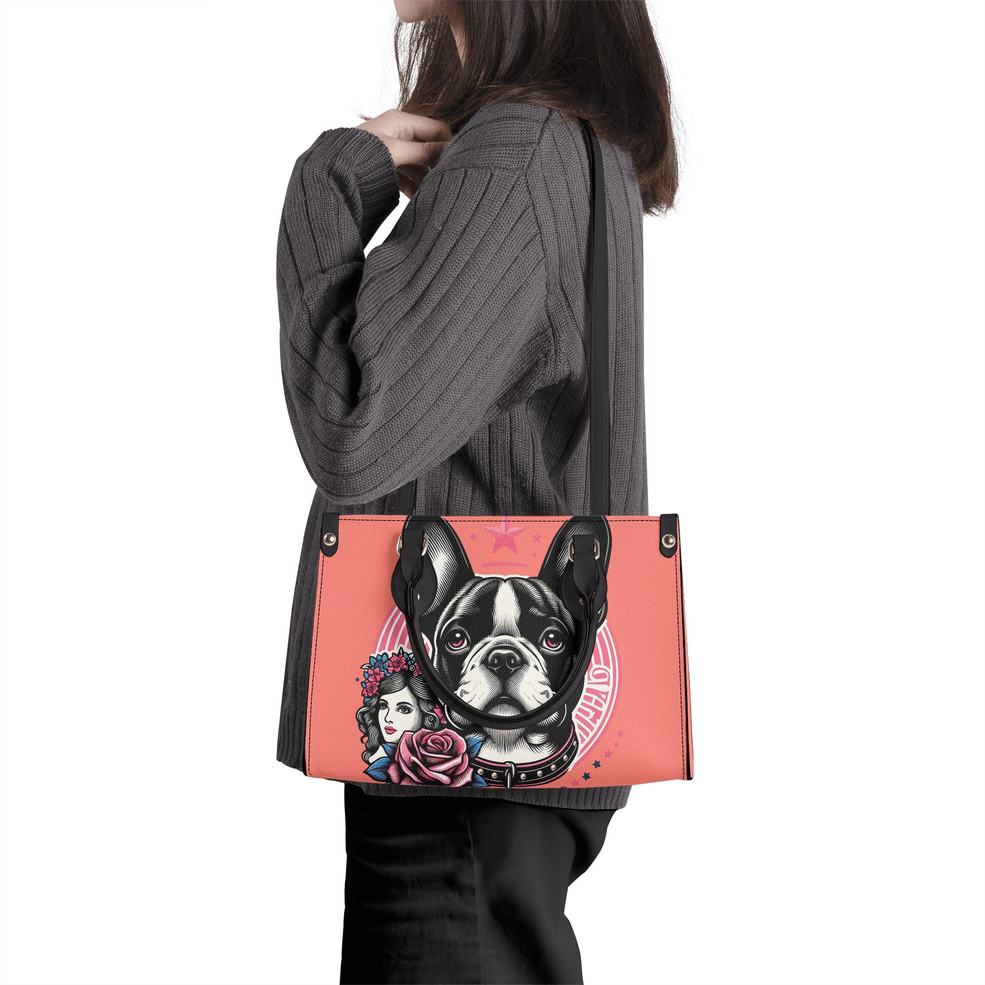 Lily - Safe Luxury Women Handbag For Frenchie Pups | Comfort Fit