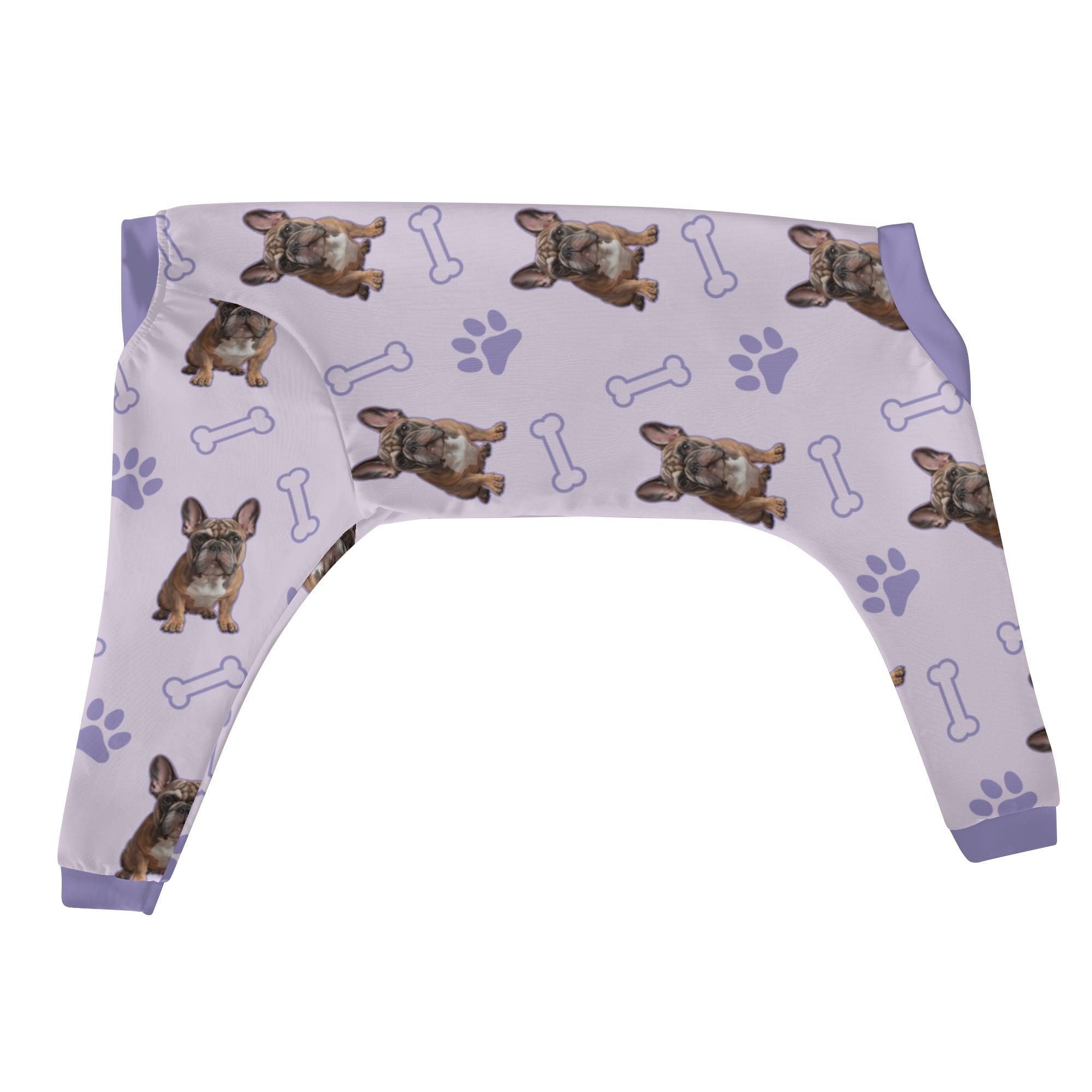 Lifestyle-Driven Willow - Personalized French Bulldog Pajamas With Yo...
