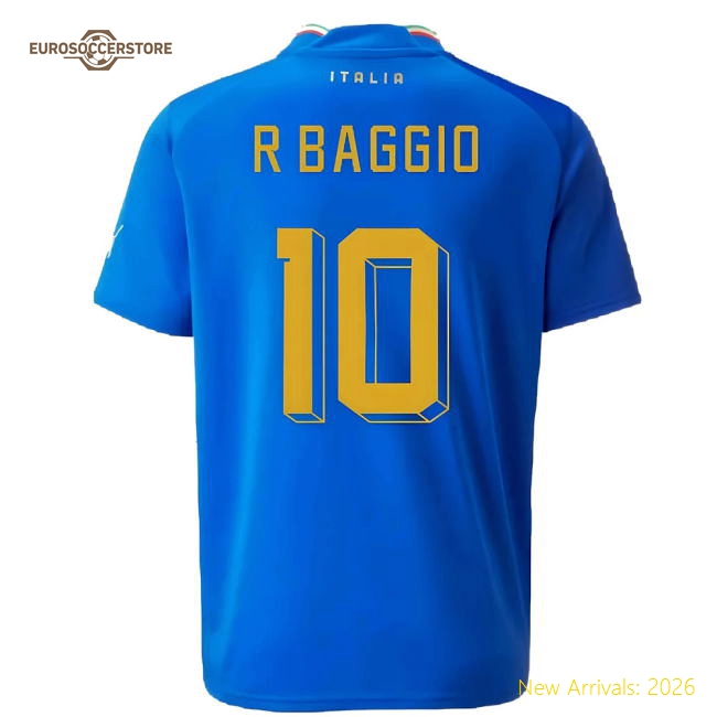 2022-2023 Football Team Kids Premium R Baggio Jersey Drycell