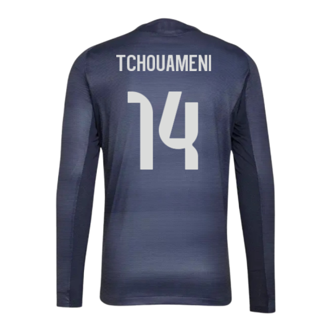 2025-2026 Real Madrid Authentic Long Sleeve Road Jersey (tchouameni