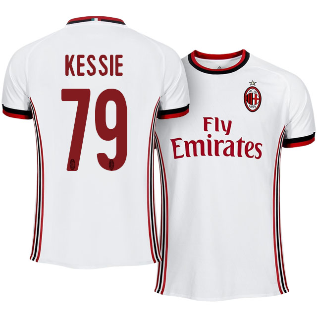 High Performance AC Milan Away 201718 Franck Kessié 79 Soccer Jersey