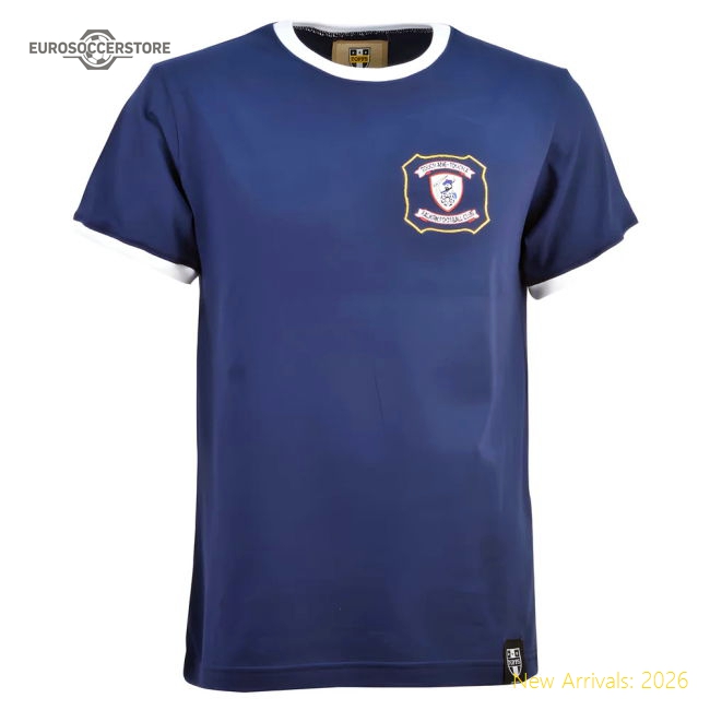 Kids Falkirk Navy/White T-Shirt