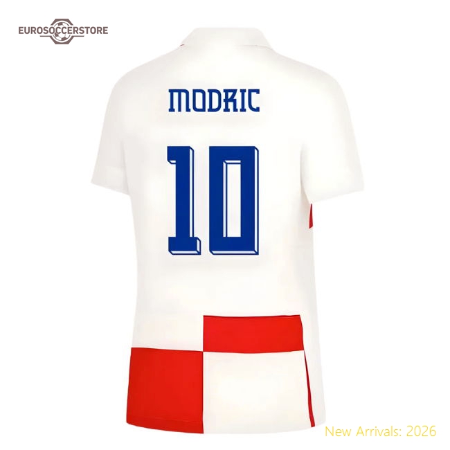 Stylish Football Team Womens Modric Jersey 2024-2025 Flexible