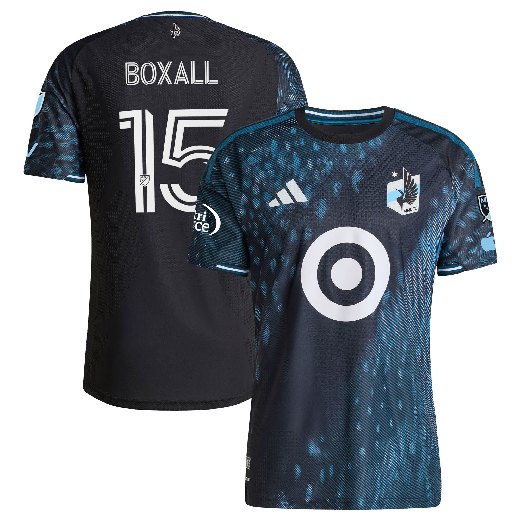 [SJH] Michael Boxall Minnesota United FC 2026 The Decade Kit On-Field Authentic Patch Jersey - Black