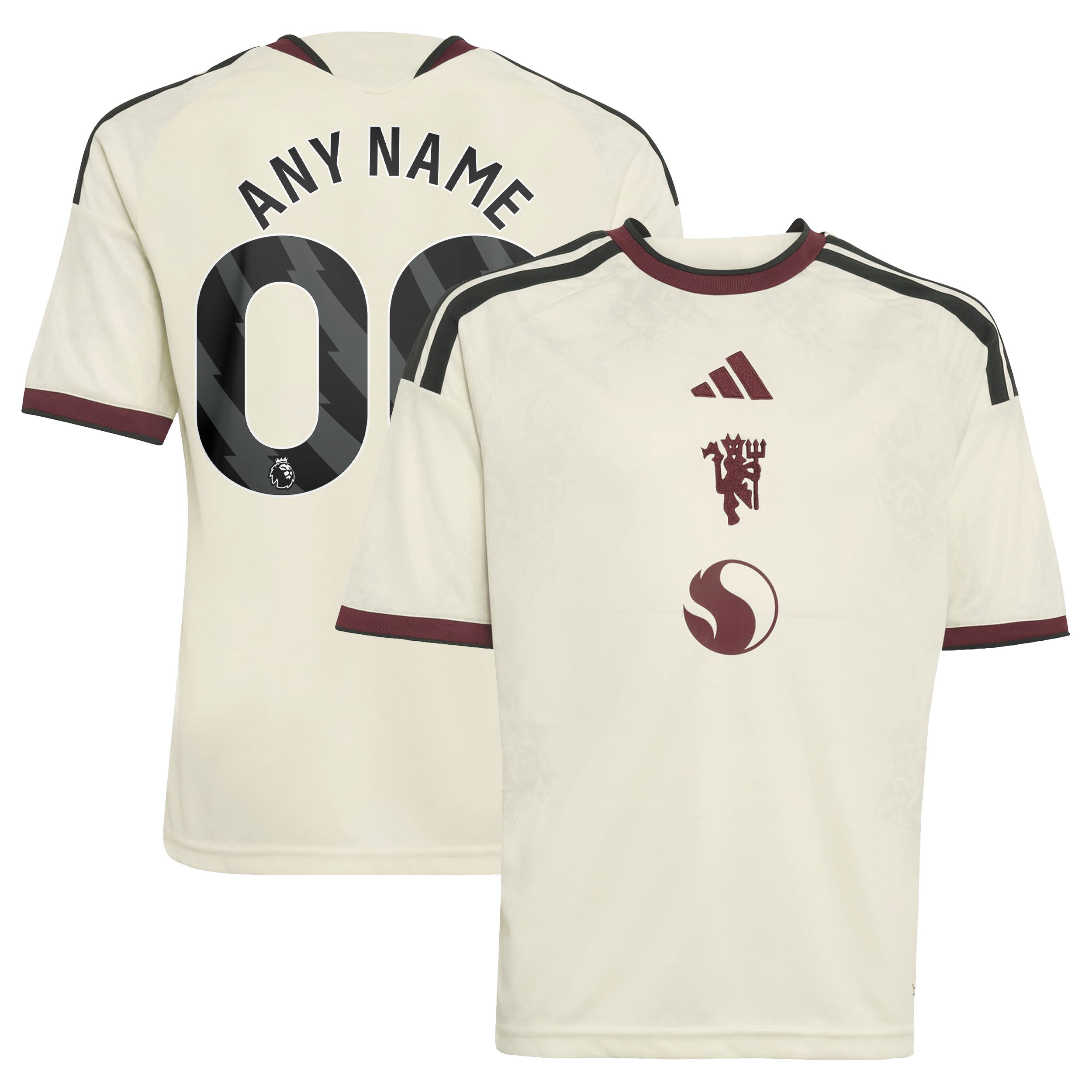 [SJH] Manchester United Youth 2026/27 Third Replica Custom Jersey - Cream