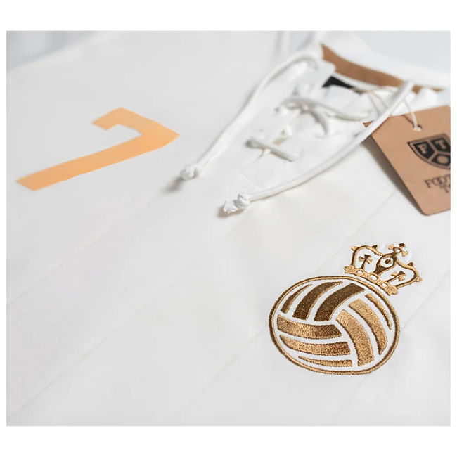 Madrid Retro Shirt with Laces La Corona - Fan Favorite - Personalized