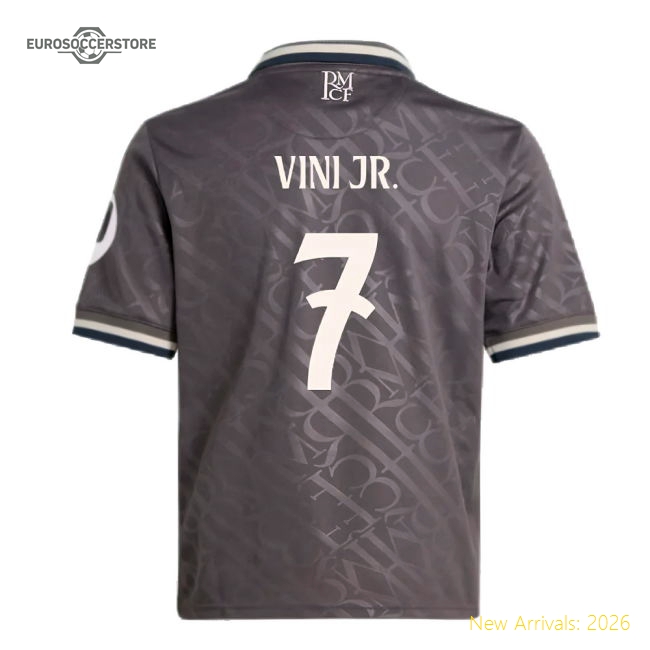 Real Madrid 2024-25 Third Fan Version For Adults Jr. Soccer Jersey