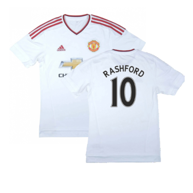 Manchester United 2015-16 Away Shirt (Excellent) (Rashford 10) - fa...
