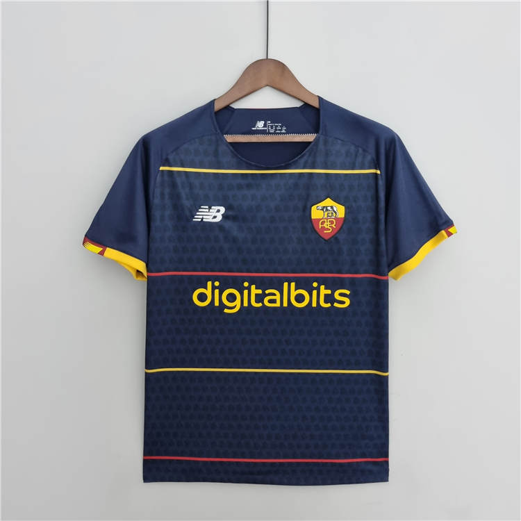Official AS Roma 21-22 Navy Shirt - Official Replica 10257