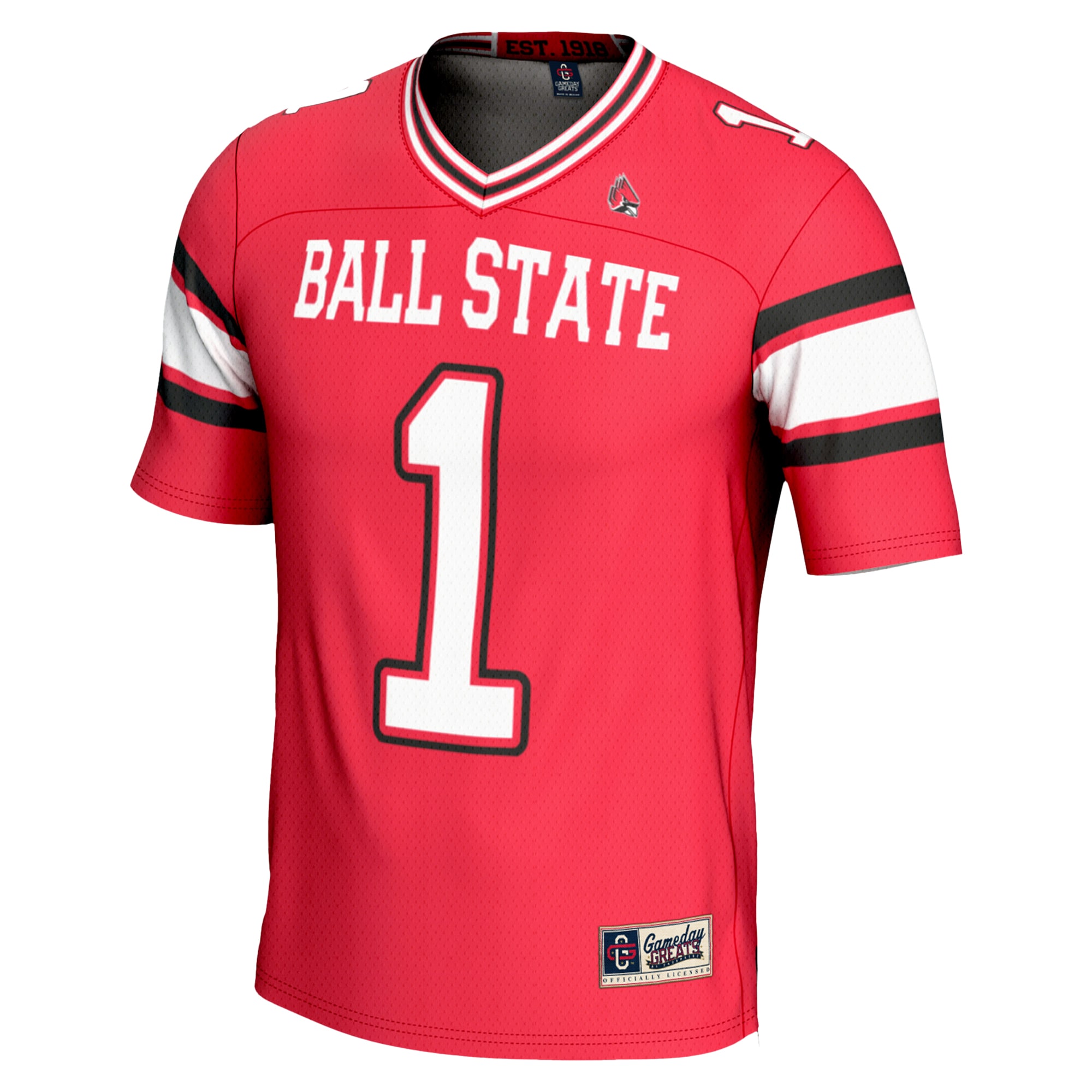 #1 Ball State Cardinals GameDay Greats Youth Endzone 26/27 Football Jersey - Cardinal