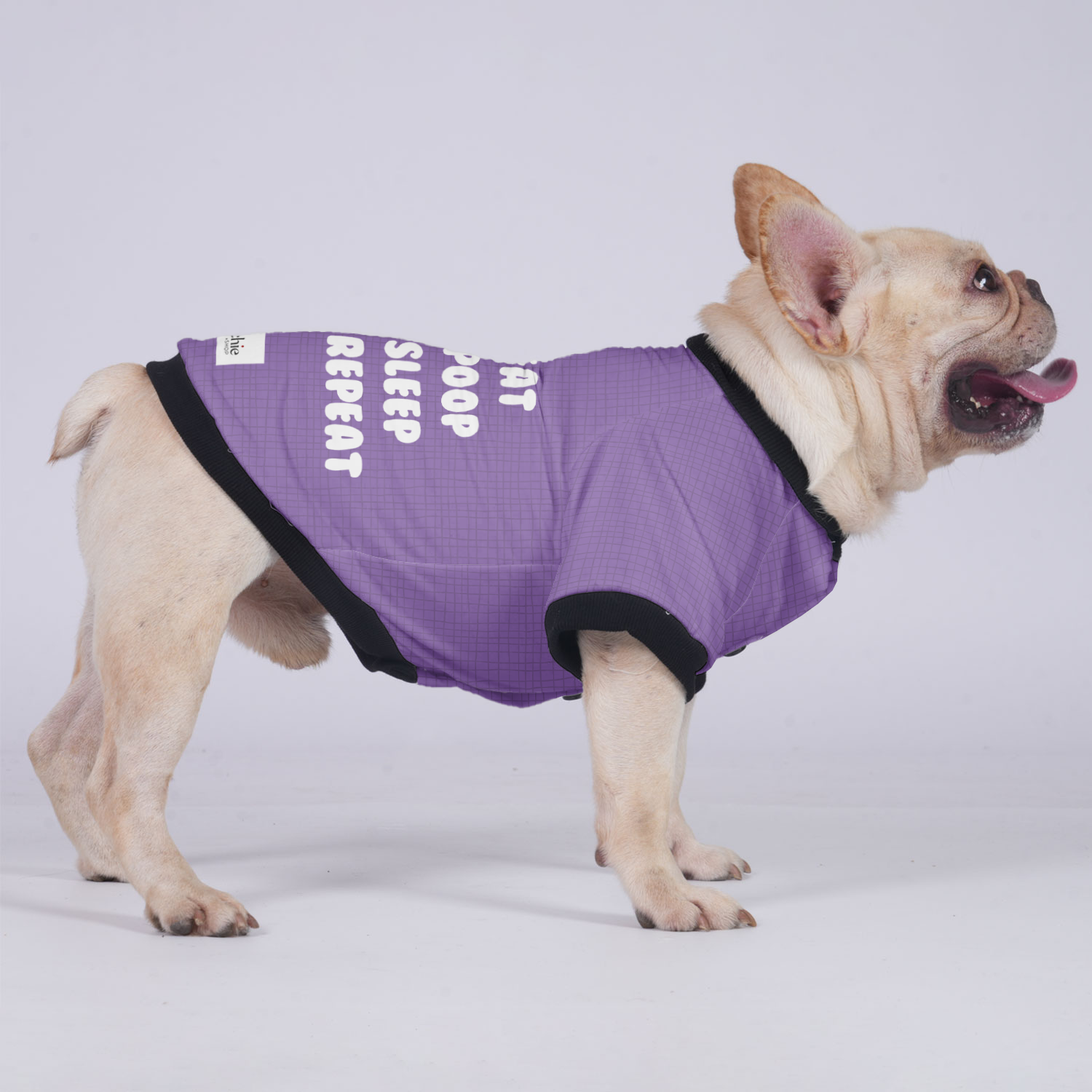 French Bulldog Eat,poop,sleep,repeat Jacket For French Bulldog Warm Dog Outfit