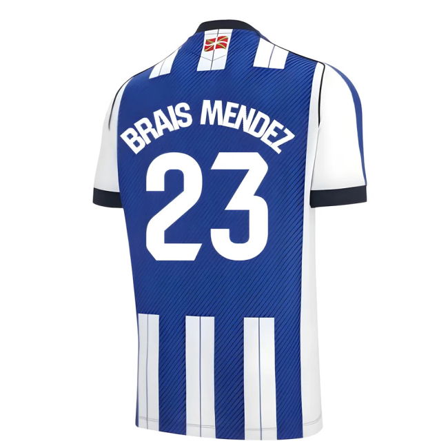 2025-2026 RS Home Trendy Football Shirt (Brais Mendez 23)