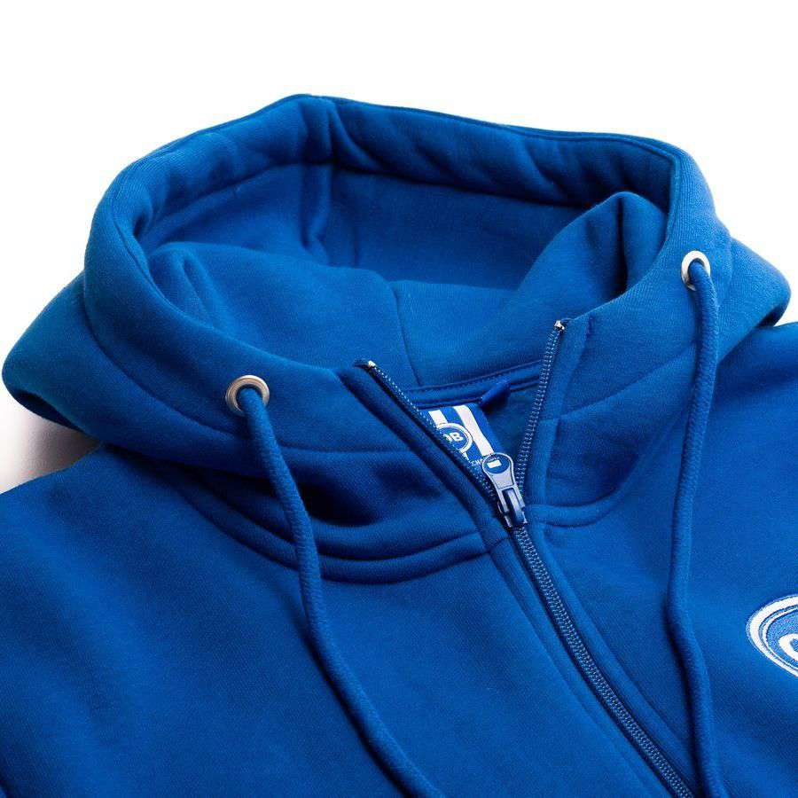 [EFKS] Odense Boldklub Hoodie Premium Zip Kids Blue Apparel