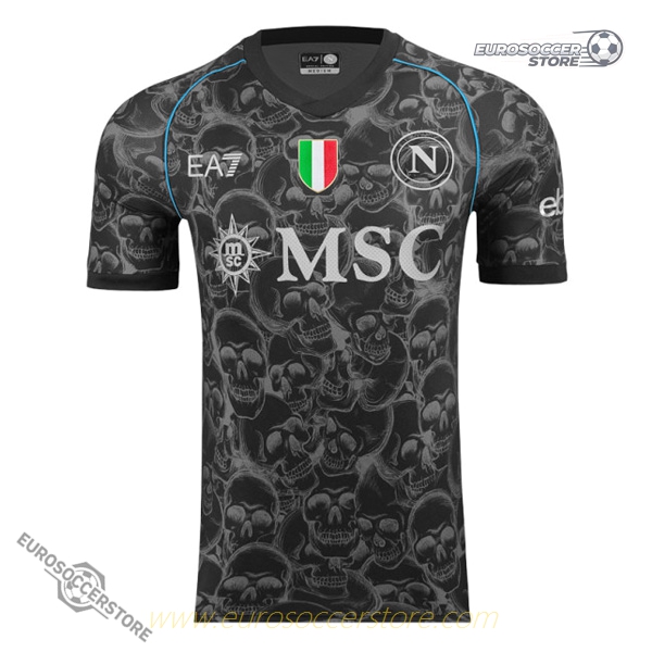 Napoli's Halloween-themed jersey for the 23 - 24 season