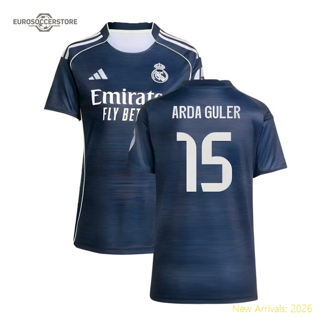 2025-2026 Real Madrid Away Fan Version Womens 2026 Real Jersey
