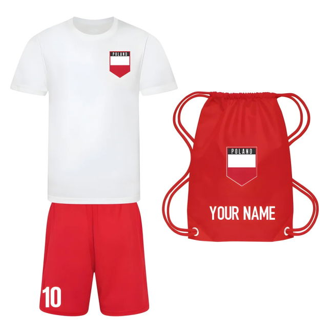 Personalised Poland Training Kit Package Quality Quality