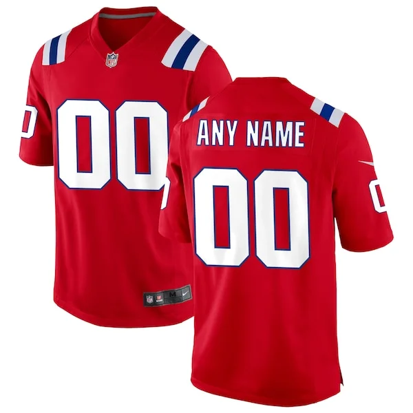 New England Patriots  NFL Jersey - Red | Durable Football Apparel