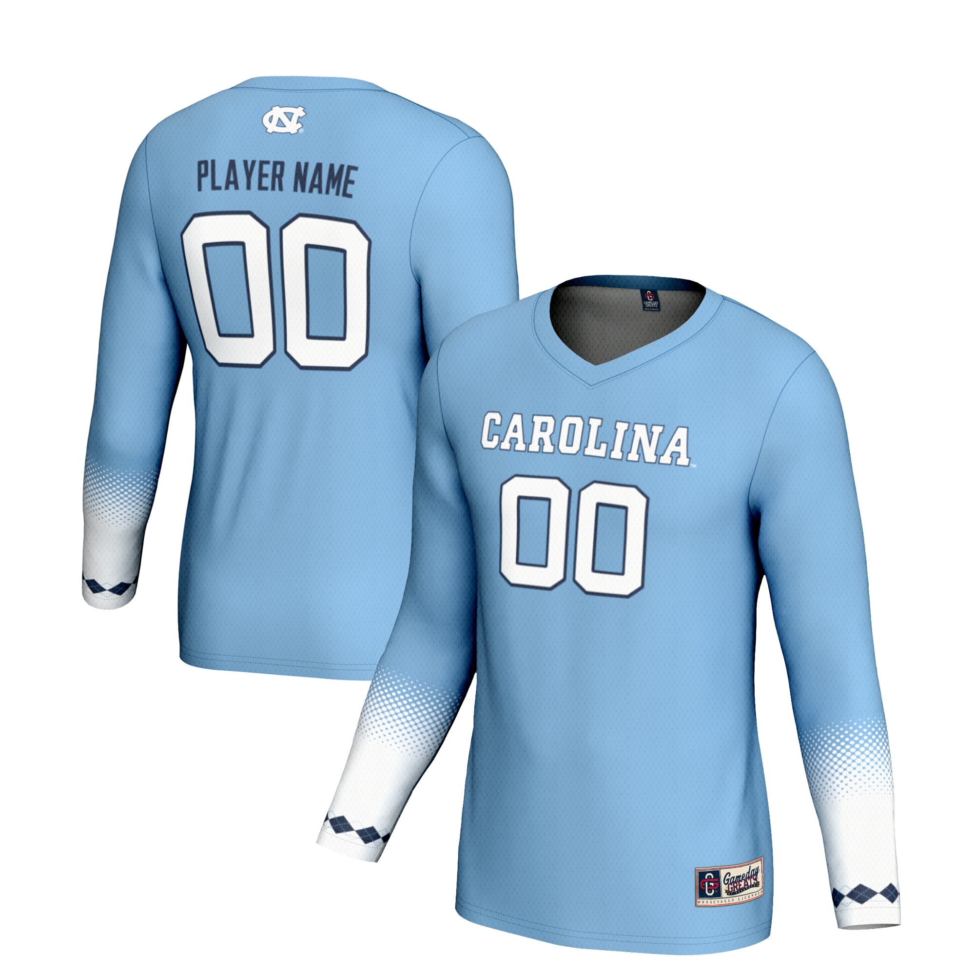 [NJP] North Carolina Tar Heels GameDay Greats Youth Pick-A-Player NIL Women's Volleyball Jersey - Carolina Blue