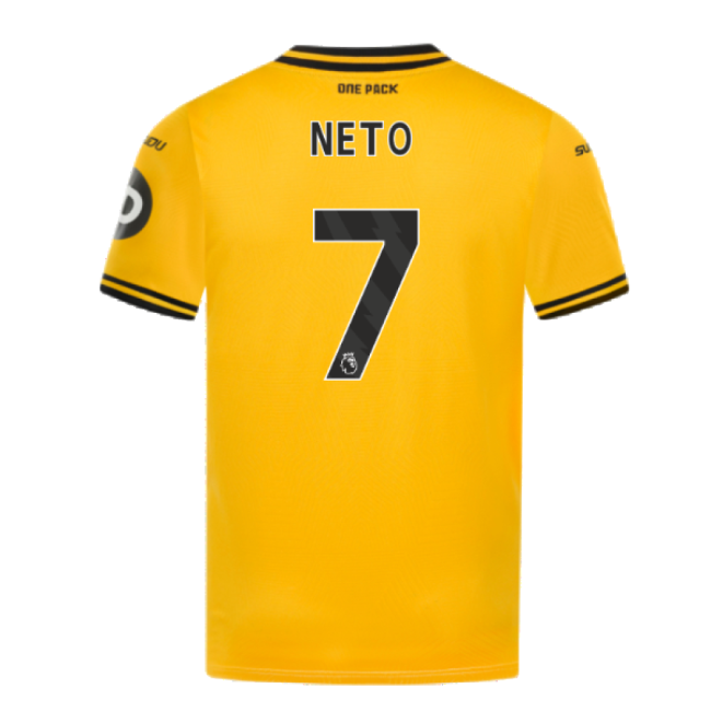 Fervent Wolves Wolves Home Shirt Neto #7 Ultra Comfort Updated Des...