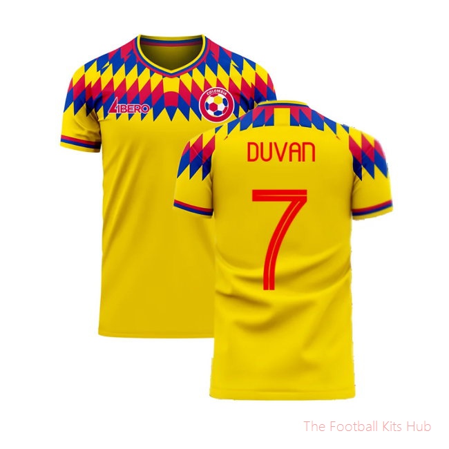 Colombia 2025-2026 Home Concept Football Kit (Libero) (DUVAN 7)