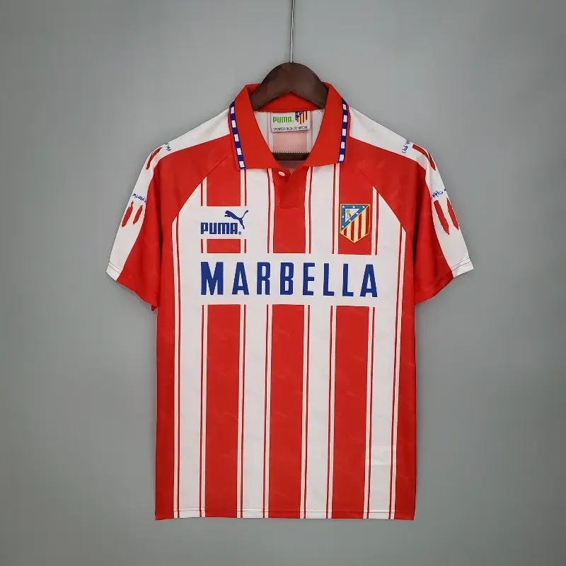 Cheap 1994-1995 Atletico Madrid Jersey retro kit