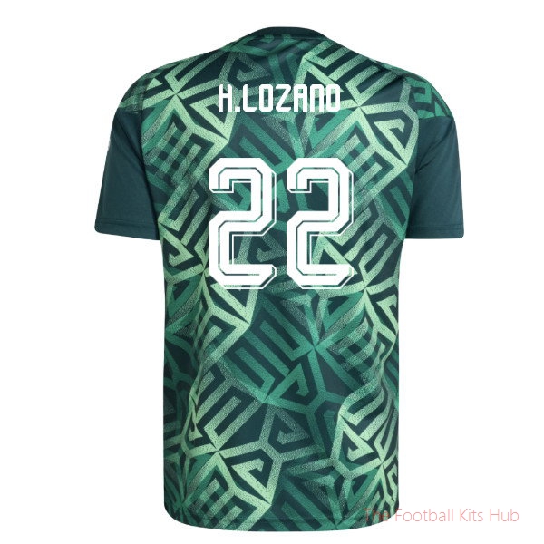 Performance Mexico 2026-2027 Home Pre-Match Shirt (H.Lozano 22)