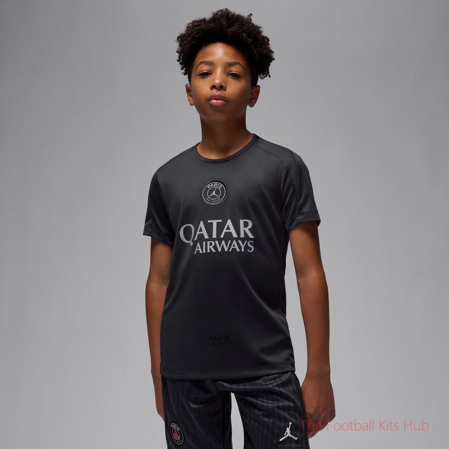 Paris Saint Germain Training T-Shirt Dri-FIT Strike 4th Jordan x PSG - Particle Grey/Off Noir Kids