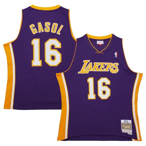 Pau Gasol LAL Swingman Jersey - modern superior workout NBA workout