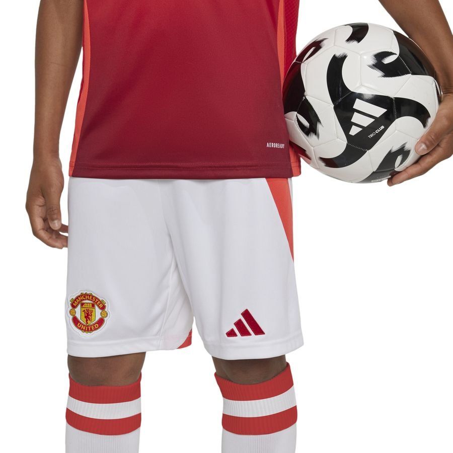 Manchester United Home Shorts 2024/25 Kids Adidas National Team Wear