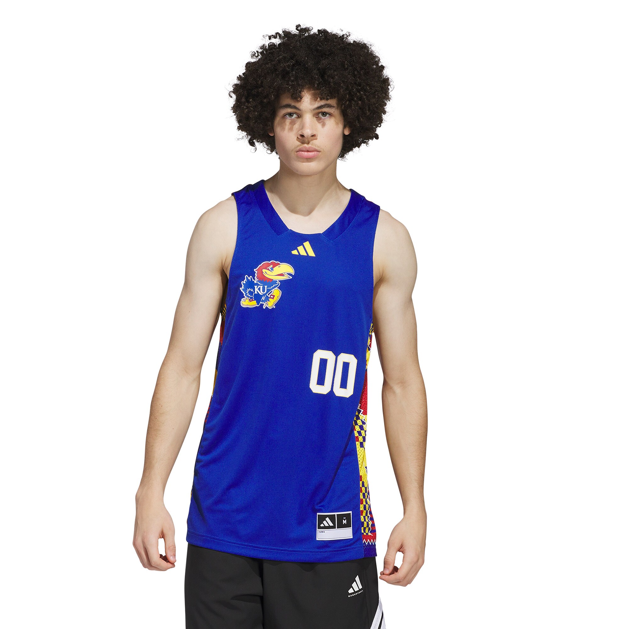 [NJP] Kansas Jayhawks Black History Month Basketball Jersey - Royal/Red