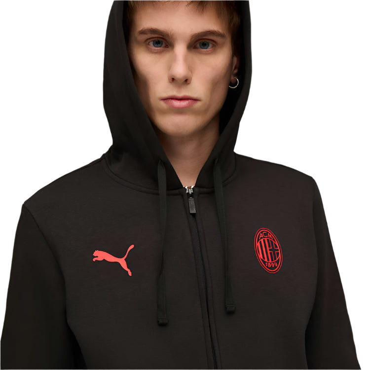 AC Milan Hooded 2025-2026 UCL Home Jersey – Authentic Shirt