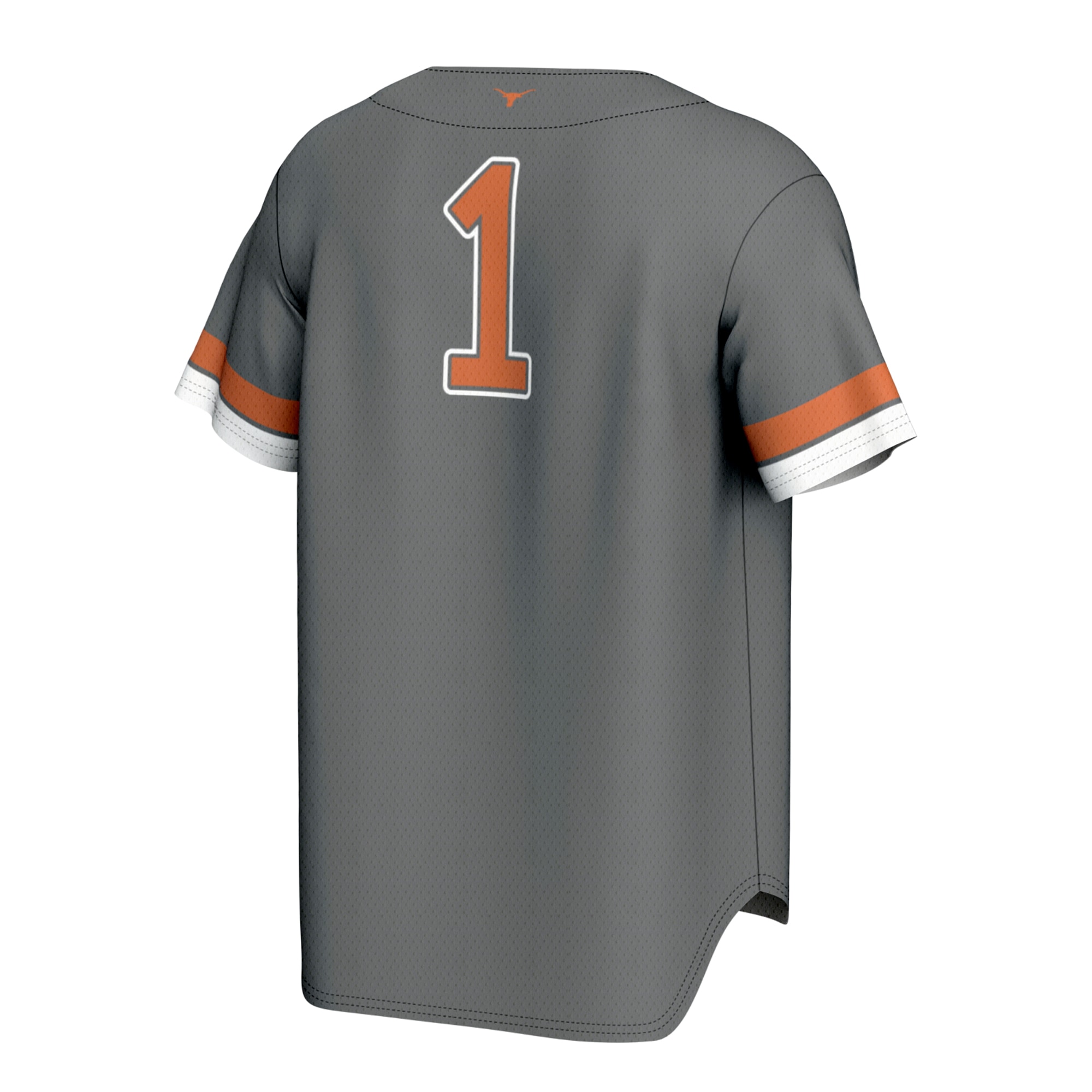 [NJP] Texas Longhorns GameDay Greats Youth Lightweight Collegiate Baseball Fashion Jersey - Gray