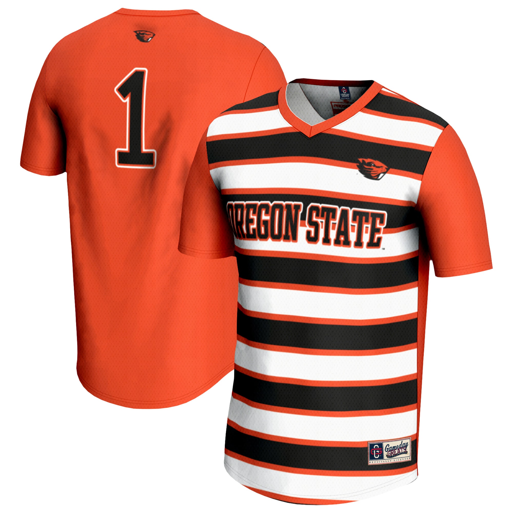 [LK] Oregon State Beavers GameDay Greats Unisex Lightweight Soccer Fashion Jersey - Orange