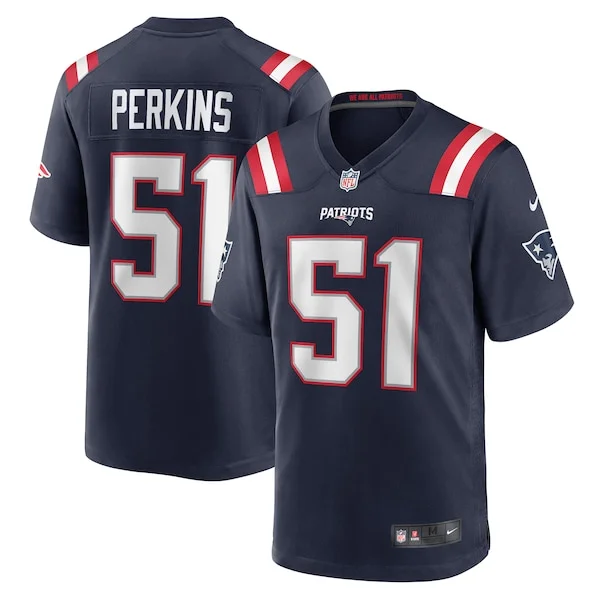 New England Patriots Game NFL Jersey - Navy | High-Quality Football...