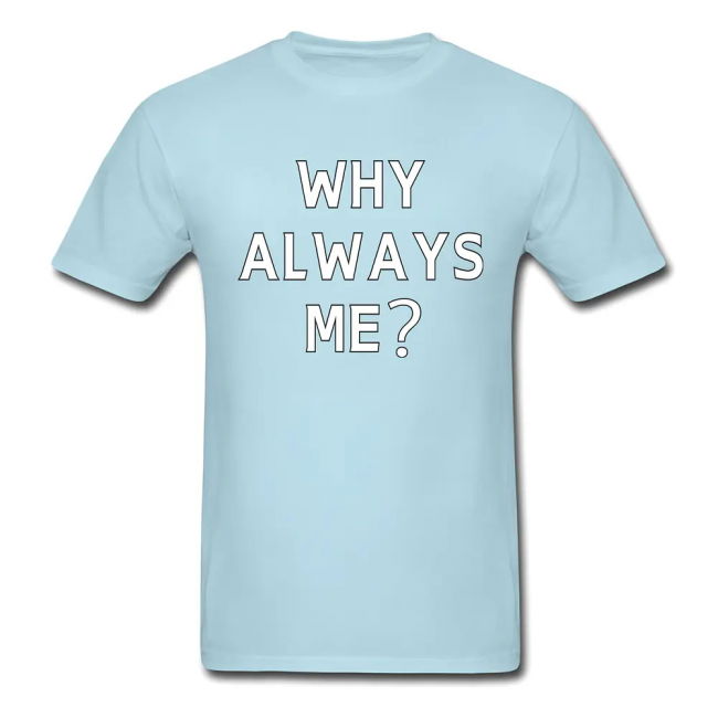 Mario Balotelli Why Always Me T-Shirt (Blue)