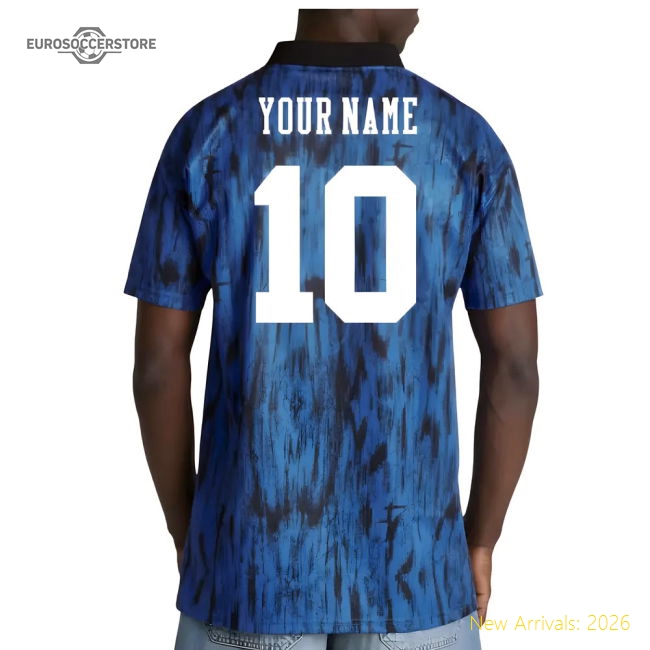 Top-Grade Retro Premium Shirt Your Name 1992-1993 Man Utd Away