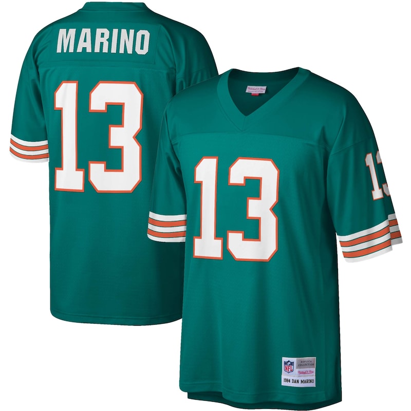 None Dan Marino MIA Dolphins Victory Premium Jersey Football Apparel