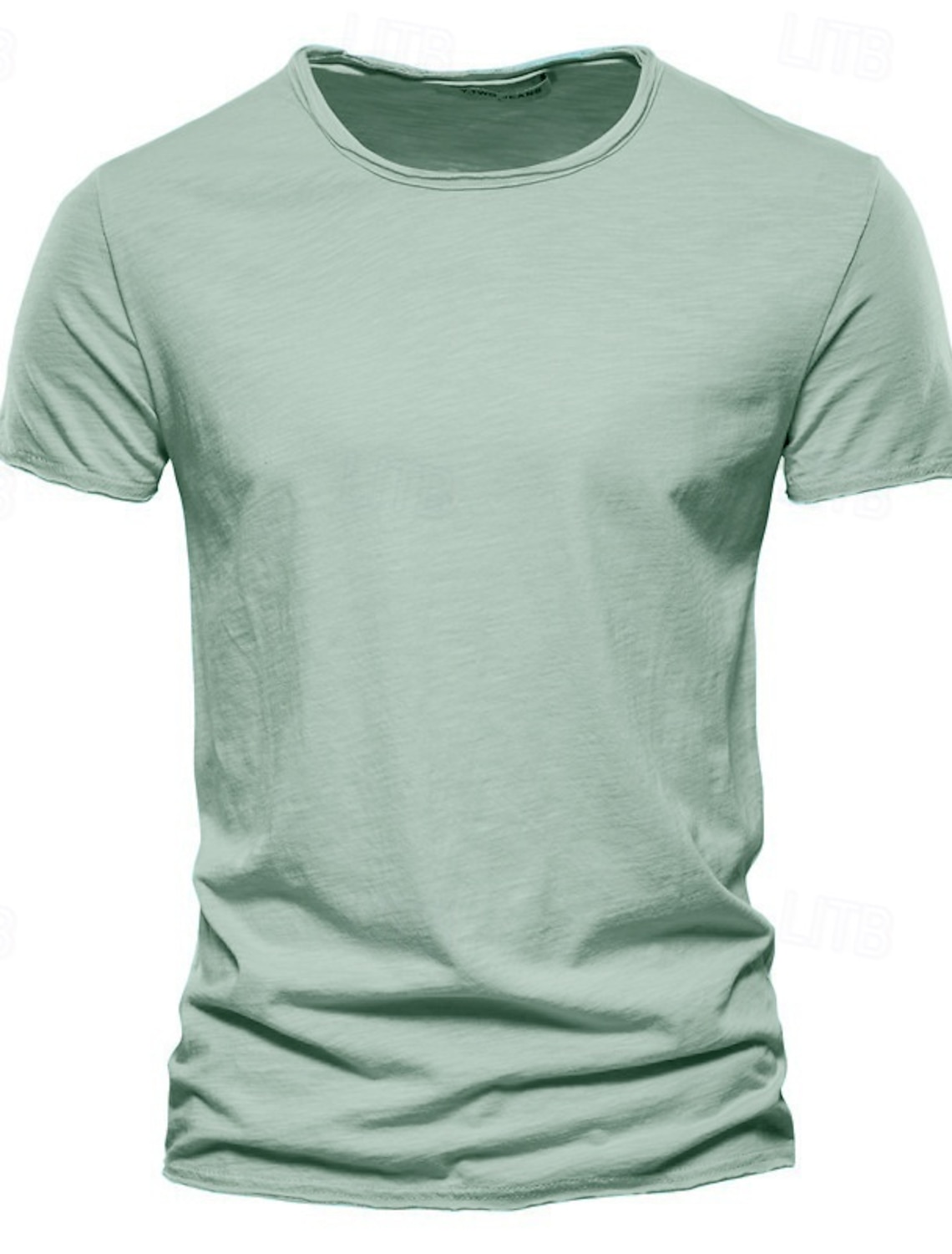 Men's T Shirt Tee Top Short Sleeves Crew Neck Summer Plain Fashion