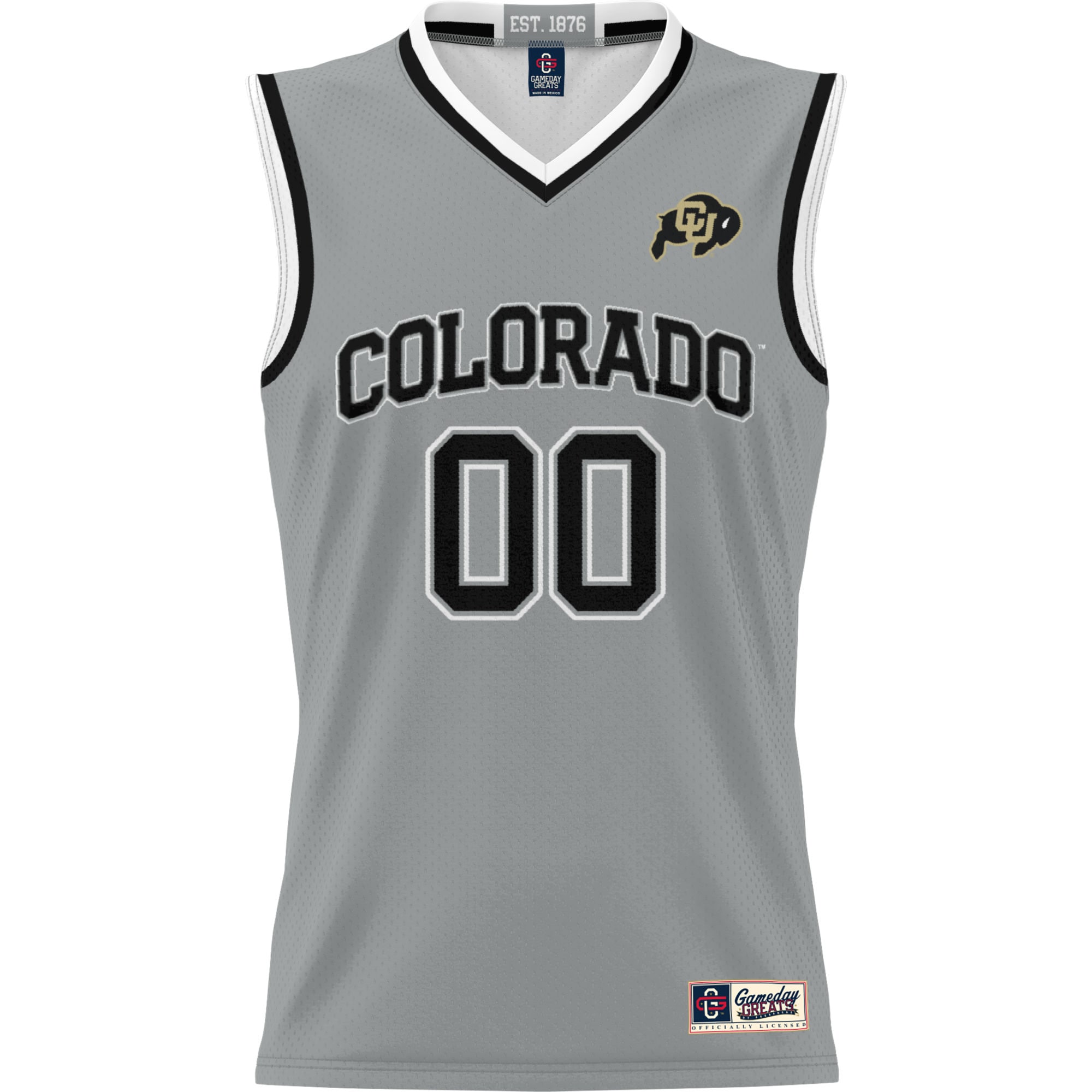 [NJP] Colorado Buffaloes GameDay Greats Youth NIL Pick-A-Player Lightweight Women's Basketball Jersey - Gray