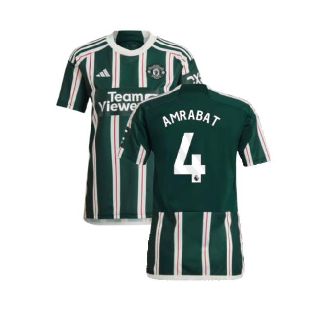 Moisture-Wicking Premium-Grade 2023-2024 Away Vintage Amrabat 4 A#497