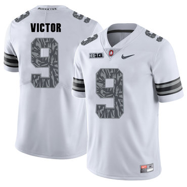 Men's OSU Buckeyes White 2024 game jersey Binjimen Victor #9 college